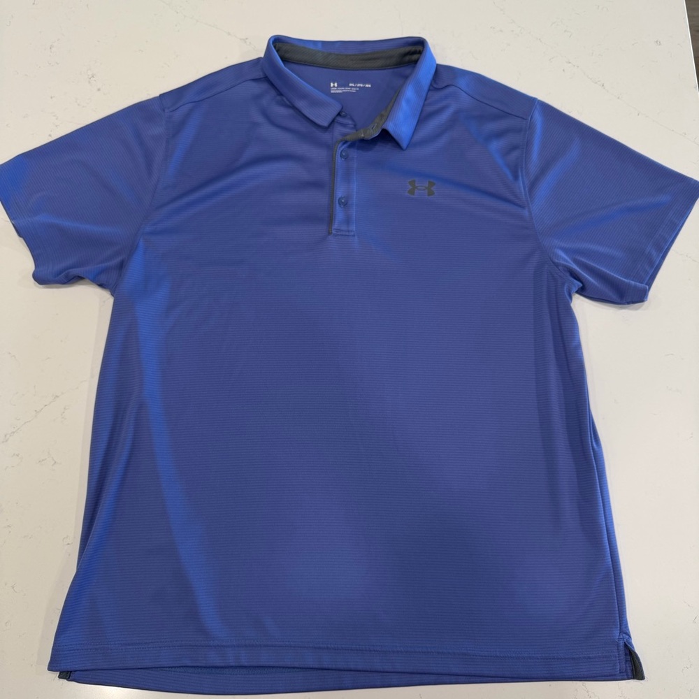 Under Armour Men's Vibrant Blue Polo 3XL